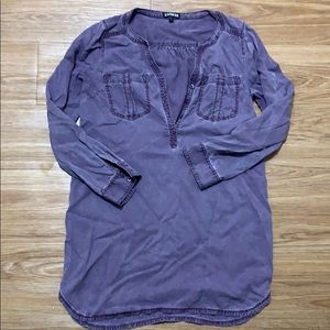 Express Denim Tunic (Purple)